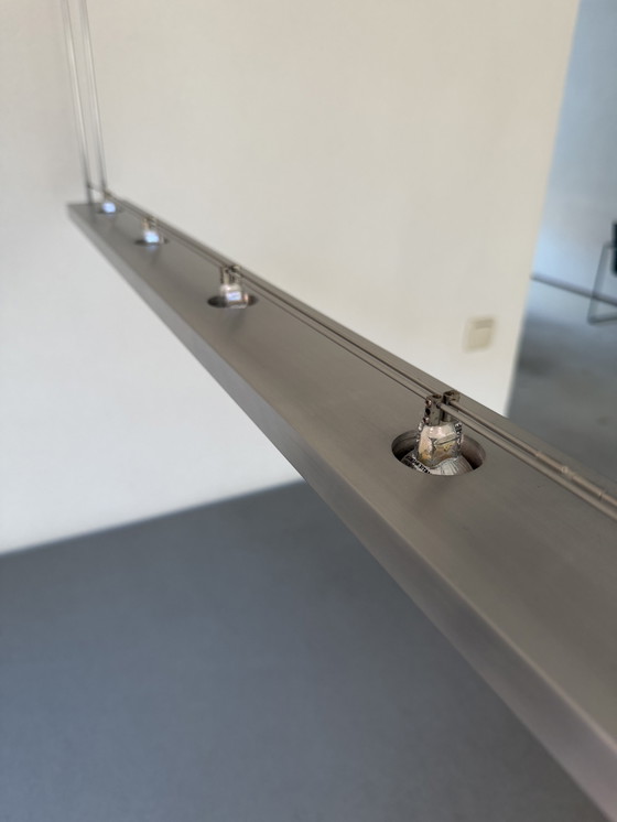 Image 1 of Piccola lampada a sospensione solida, lunghezza 150 cm.