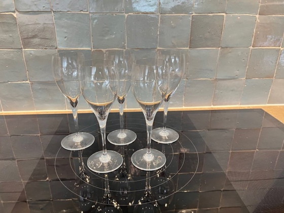 Image 1 of 5 vasos de agua de cristal Baccarat - Saint Rémy