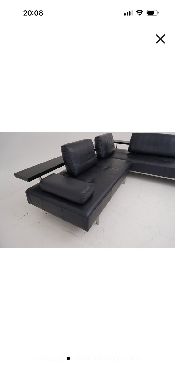 Image 1 of Divano angolare Rolf Benz Dono in pelle nera