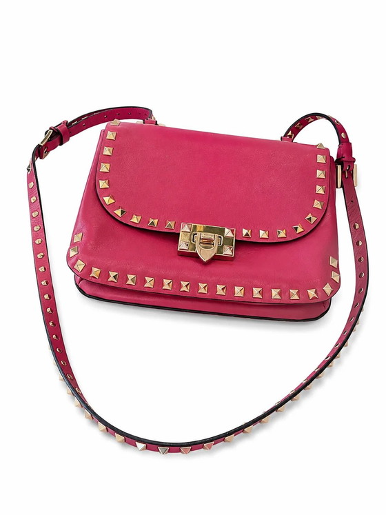 Rockstud Flap Bag – Valentino Garavani, Schoudertassen, Leer, Metaal (photo 3 of 13)