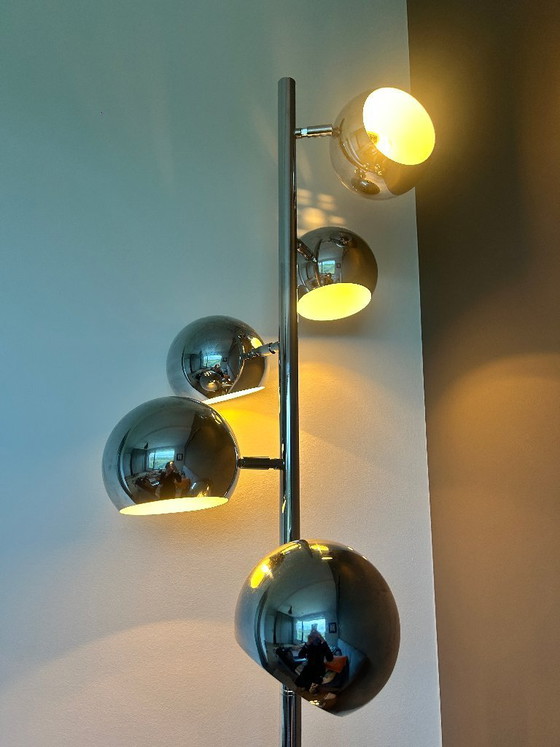 Image 1 of KARE Design Calotta 5-flammige Stehleuchte – Chrom (H200)