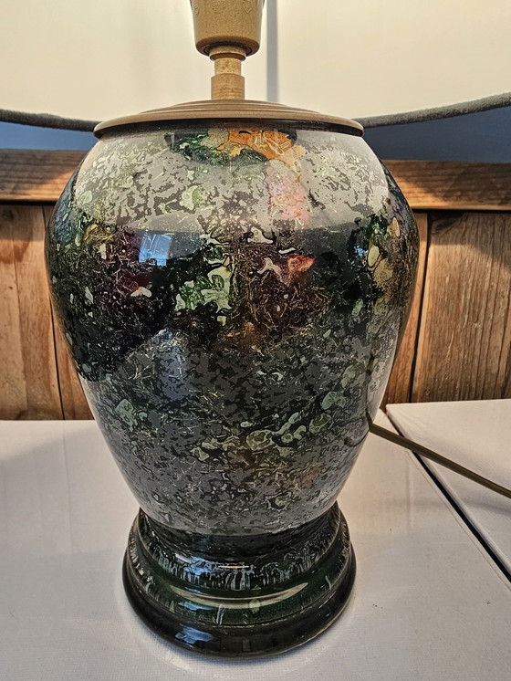 Image 1 of Unique glass art lamp – Silvie Montagnon – handmade