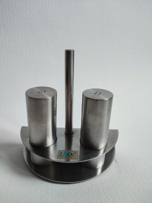 Zack Salt & Salt Set Salt & Pepper Stainless Steel