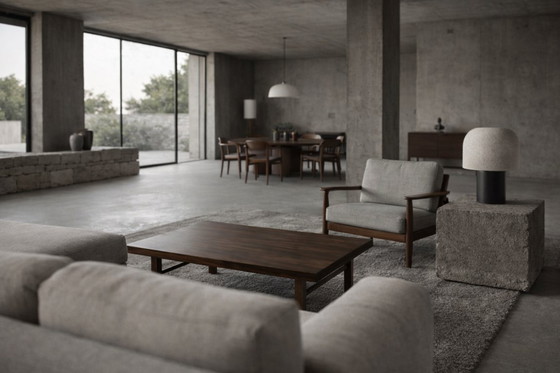 Image 1 of Table basse vintage en palissandre de style colonial danois moderne du milieu du siècle, années 1960