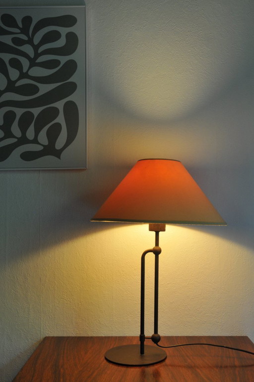 Modern japandi brown table lamp