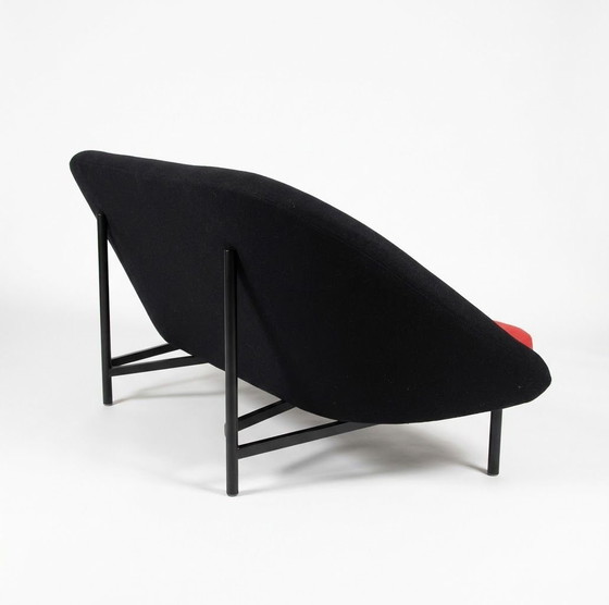 Artifort F815 Sofa, design Theo Ruth 50's, Metal, Textile, Black (photo 4 of 6)