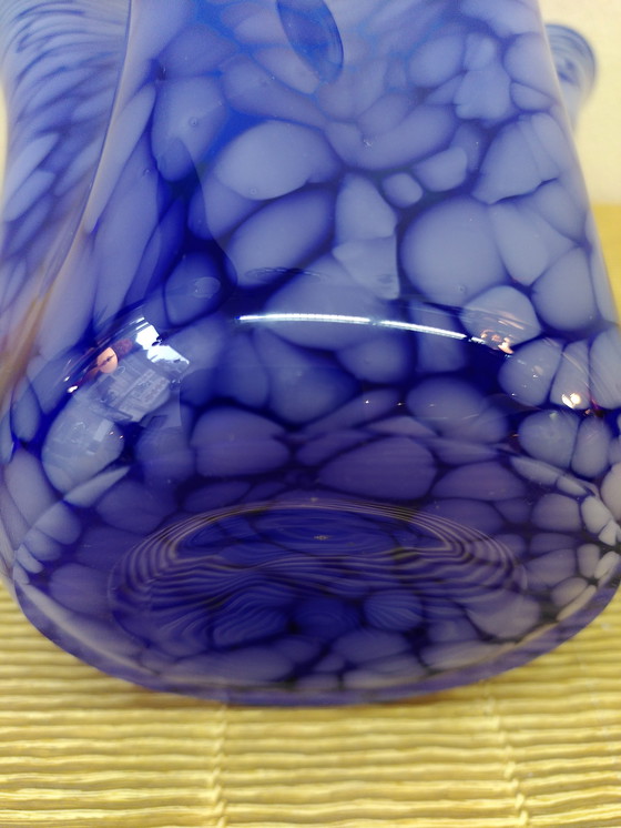 Image 1 of Vase Mouchoir En Verre De Murano, 1970