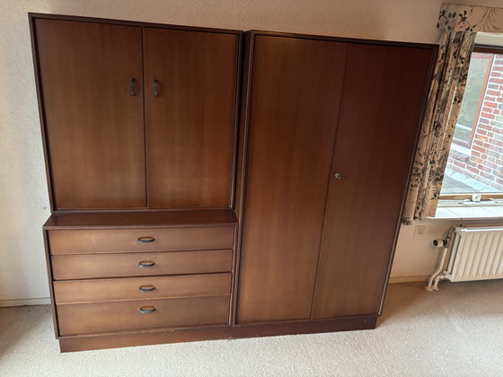 Image 1 of Vintage Multilux Formule kledingkast ladekast opbergkast