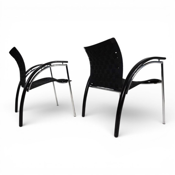Image 1 of Ensemble de 2 fauteuils Thonet par Peter Maly, 1980