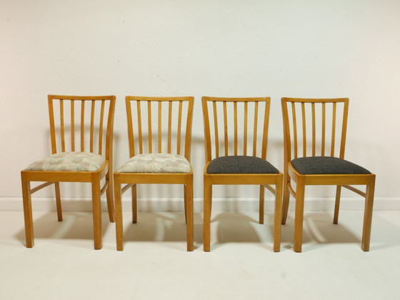 Image 1 of Ensemble de salle à manger vintage, table et 4 chaises, années 1950, Allemagne