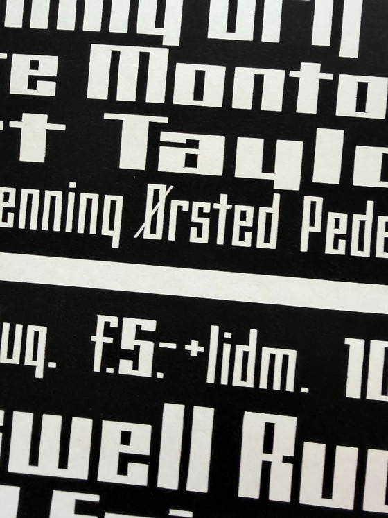 Image 1 of Jazz al Paradiso, agosto 1975, serigrafia vintage, stampata nei Paesi Bassi