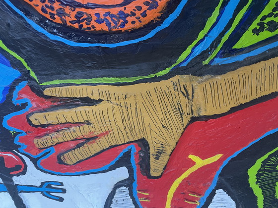 Image 1 of Harold Scheffer  “ Paradise “  100x100 cm