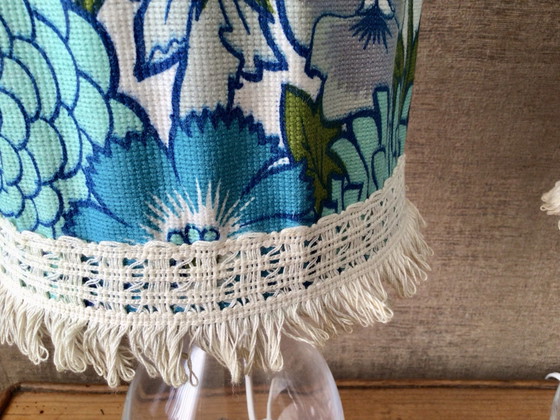 Set of 2 vintage Swedish Table lamps – IKEA, Glass, Textile (photo 3 of 13)