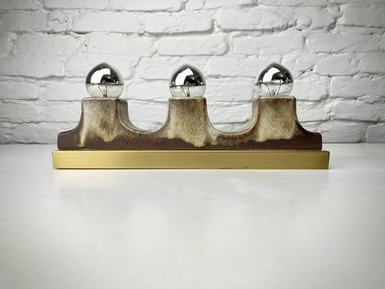 Image 1 of Vintage Brutalistische Wandlamp Door Sische Leuchten, 1970S