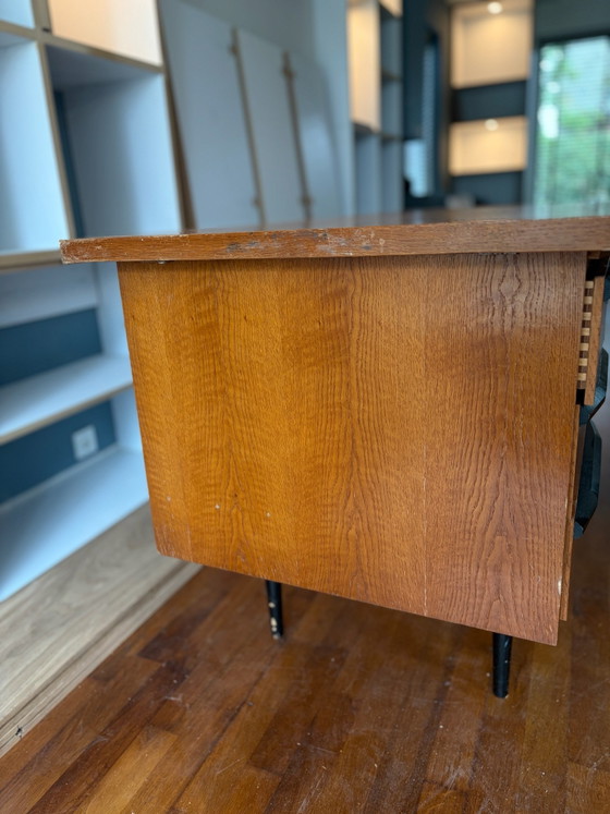 Scrivanie in impiallacciatura di teak anni '60, Pastoe? – Legno (photo 9 of 9)