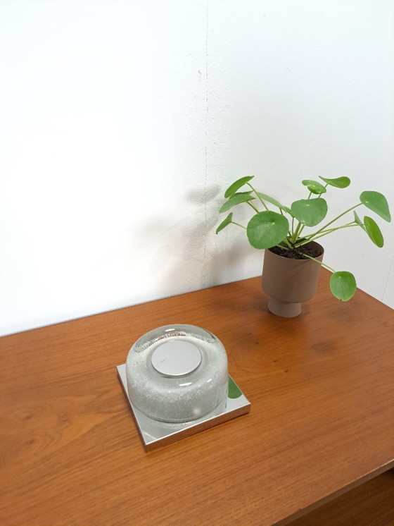 Image 1 of Applique murale en verre bullé design Glashütte Limburg, n° 1