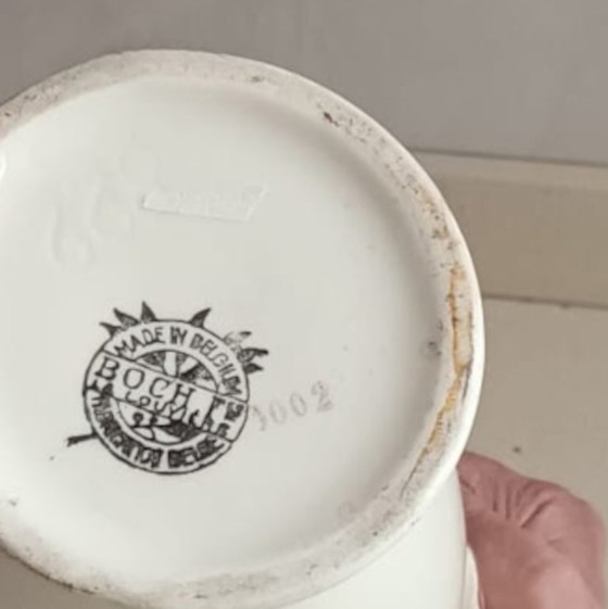 Jarrón Art Déco Loza Fina Y Oro Boch Frères C. 1920 – Jarrones, Ceramic (photo 4 of 7)