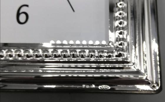 Image 1 of 925 silver alarm clock