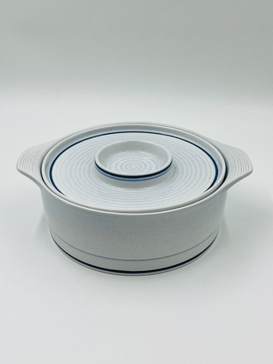 Image 1 of “Brendan” Stoneware Casserole Dish by Arklow Ireland – 1970