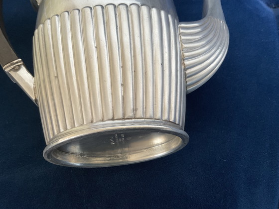 Image 1 of KIRBY BEARD & co , service 3 pièces art déco en métal argenté ( 1920 / 1930 )