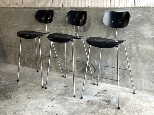 (22) Chaises de bar / tabourets de bar Wilde + Spieth SB 68 – à l'unité ou en lot
