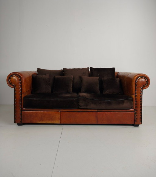 Luxury Handmade Sheepskin 2.5-Seater Sofa – by Lounge Atelier – 2 zitsbanken, Other