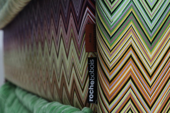 Image 1 of Divano Roche Bobois Mah Jong Missoni design di Hans Hopfer, set di 15