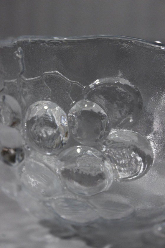 Image 1 of Ann Warff & Kosta Boda - Insalatiera vintage "Kosgrap" con uva, Svezia, anni '70