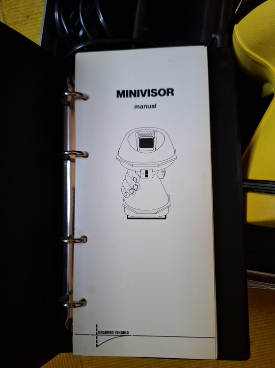Zeldzame Vintage Organon Teknika Minivisor (Jaren 70) – Fotografie, Paper, Plastic (photo 4 of 6)