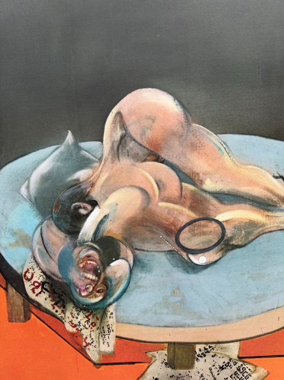 Francis Bacon (1909-1992), Marlborough Gallery, 1980,  Orginal Vintage Exhibition Poster, Paper, Multi Color (photo 10 of 11)