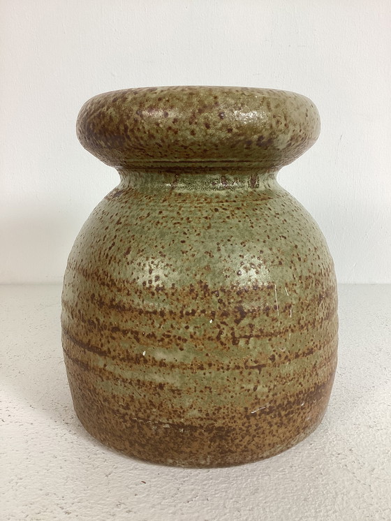 Image 1 of Vintage Mobach Piet Knepper keramieken pot bloempot 