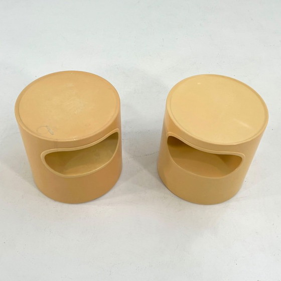 Image 1 of Pair of Giano-Vano Side Tables by Emma Gismondi for Artemide, 1960s