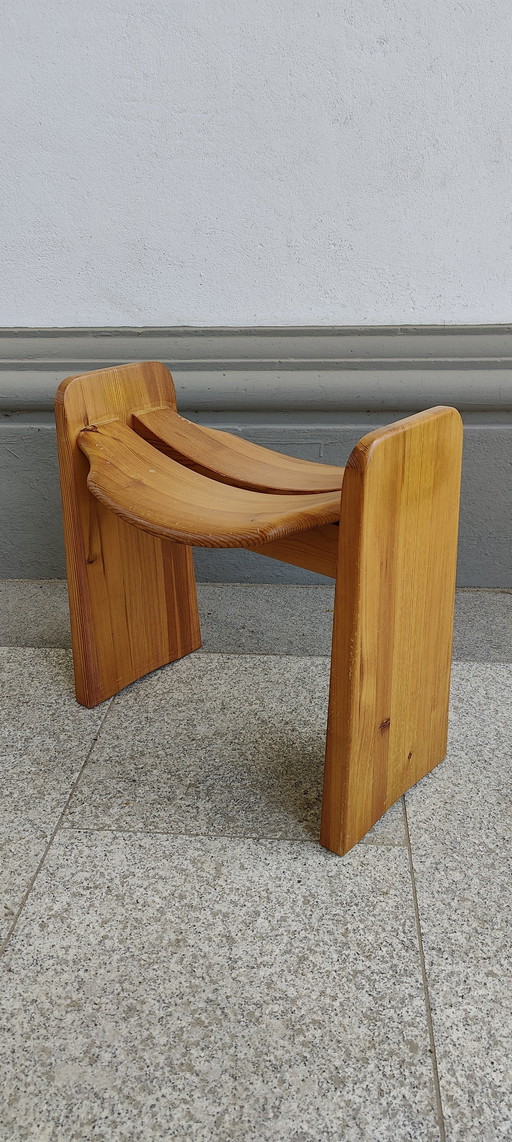 stool by Gilbert Marklund for Furusnickarn AB, 70s