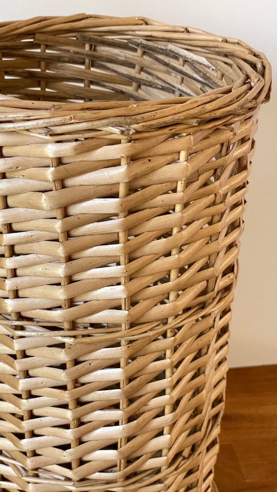 Image 1 of Vintage rotan paraplustandaard