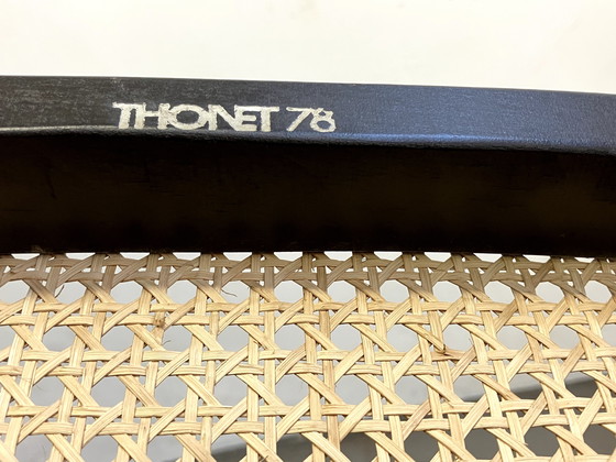 Image 1 of 10x Thonet Stoel Model 214 ,4X Armleuning,6x zonder