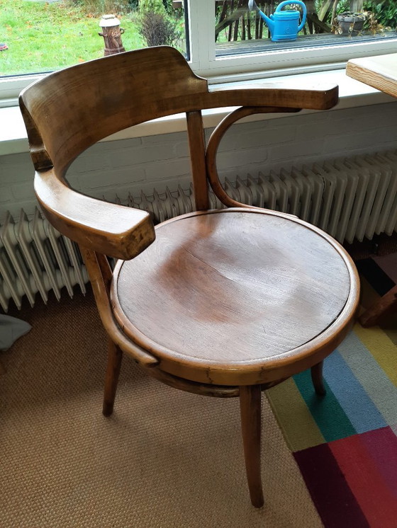 Image 1 of 4 sillones Thonet de madera curvada