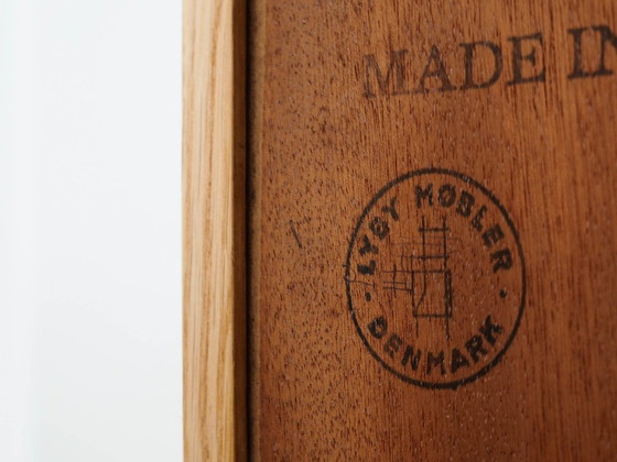 Image 1 of Bücherregal aus Eschenholz, dänisches Design, 1970er Jahre, Hersteller: Lyby Møbler