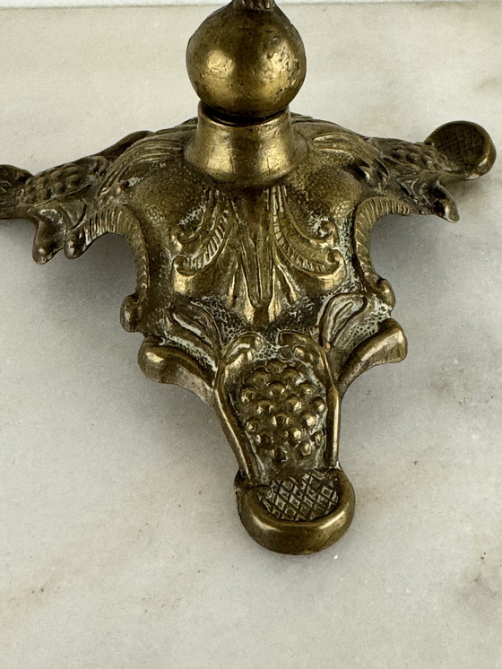 Image 1 of Antique bronze figurine of playing child - decorative and rare