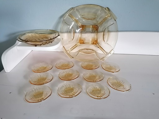 Art Deco Glass Set