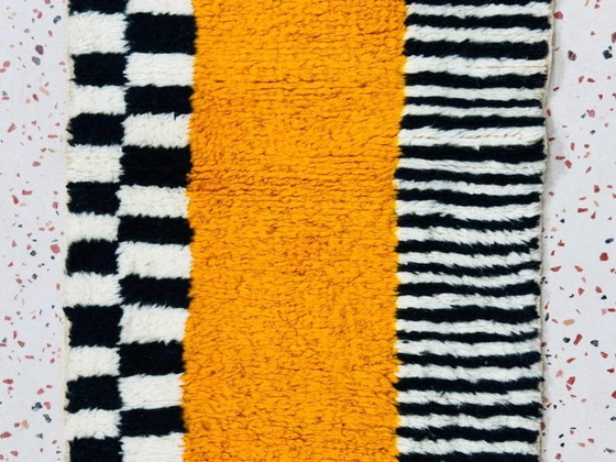 Alfombra bereber de pasillo tradicional hecha a mano con motivos coloridos 75/300 cm – Alias, Wool (photo 9 of 9)
