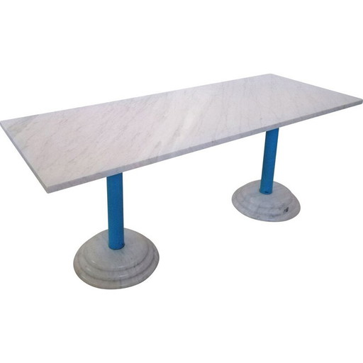 Table vintage en marbre par Antonia Astori pour Driade, 1980