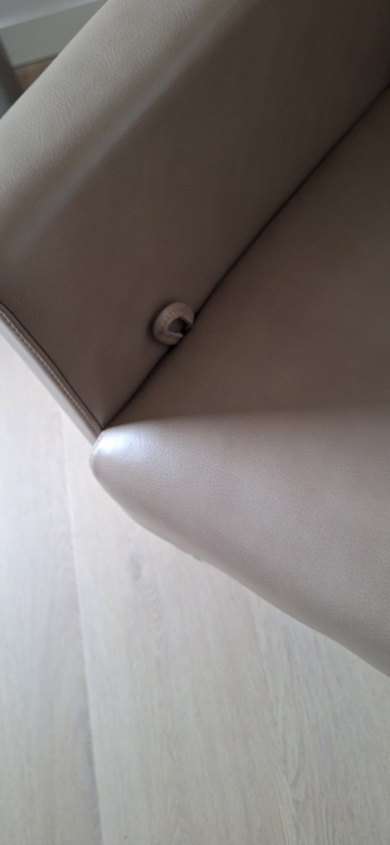 Image 1 of 6 sedie da pranzo regolabili in pelle