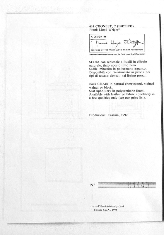 Image 1 of Set da scrivania di design di Frank Lloyd Wright