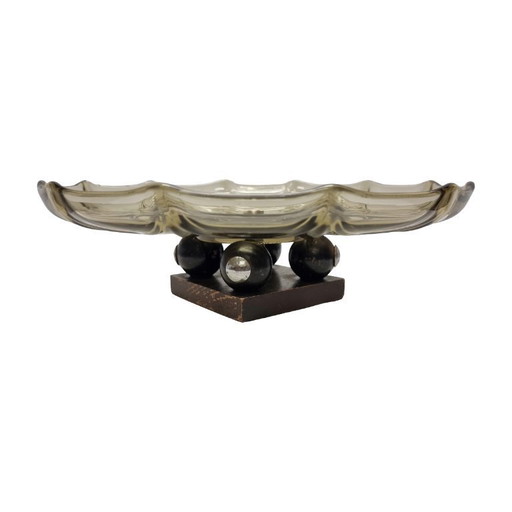 Art-Deco-Schale auf Fuß