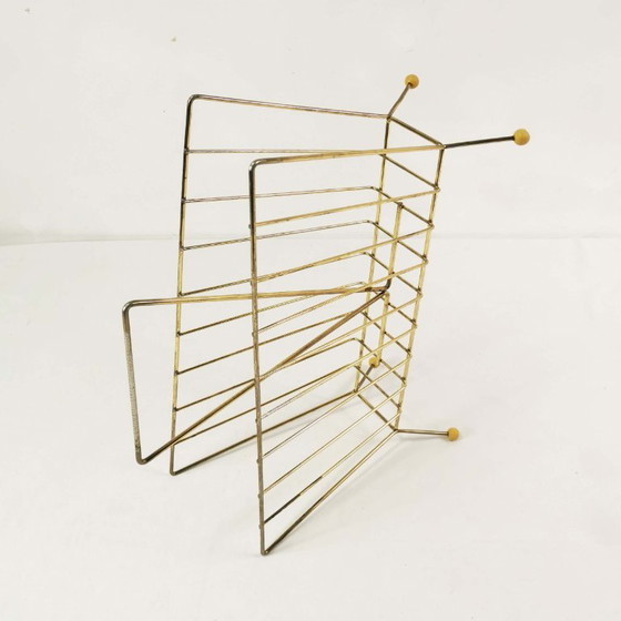 Portariviste modernista, anni '60. – Metal, Brass (photo 5 of 10)