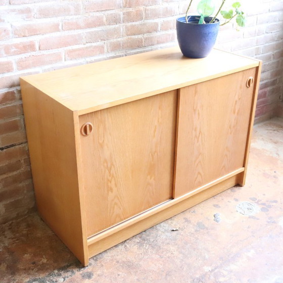 Image 1 of Vintage Danish sideboard 1970s light wood