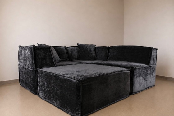 Spedizione gratuita, Nuovo, Modulare, Stile vintage di metà secolo – Divani modulari, Velvet (photo 2 of 5)