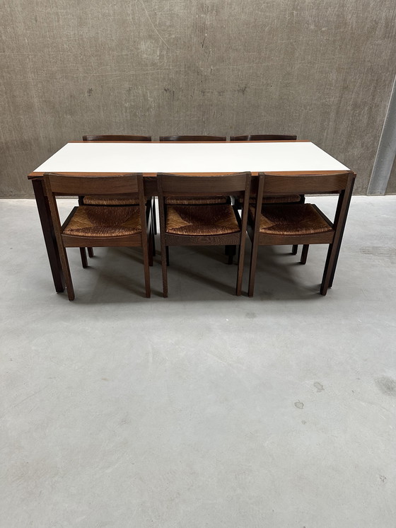 Image 1 of Vintage Wengé eethoek van Pastoe (uitschuifbaar)