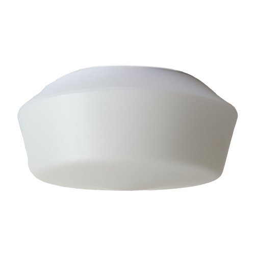 Image 1 of Vintage DKN Leuchte Ceiling Light Opaline Glass White From The 1960s