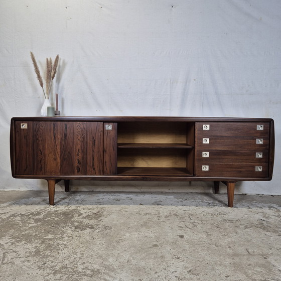Image 1 of H.P. Hansen vintage Rosewood Deens sideboard, tv meubel 60's